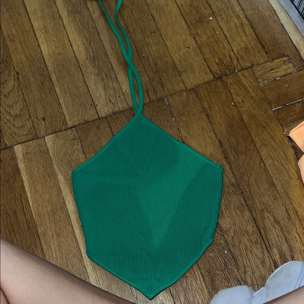 Babaton Vibrant Green Knit Top